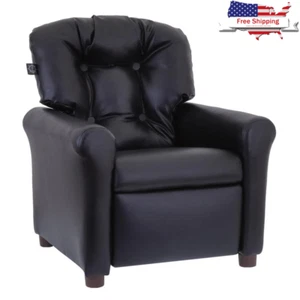 Kids Recliner Chair Toddlers Ages 1-5 Faux Leather Comfortable Seating Durable - Picture 1 of 8