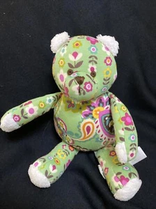 Vera Bradley Teddy Bear Tutti Frutti Green Newborn Baby adorable - Picture 1 of 7