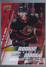 2022-23 Game Dated Moments Rookie of the Month October Achievements Shane Pinto