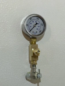 2000 PSI SHOCK NITROGEN GAUGE & FILL TOOL FOR SCHRADER VALVE SHOCKS STRUTS - Foto 1 di 3