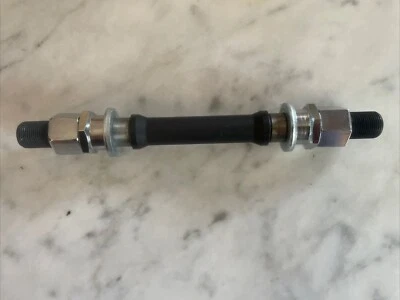 Eixo traseiro HARO novo-antigo estoque RSD/LSD 14mm cromado • #93847 - Imagem 1 de 3