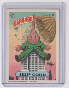 1987 Topps Garbage Pail Kids Rip Cord #344B