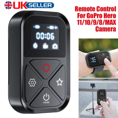Smart Wireless Remote Control w/ Hand Strap for GoPro Hero 11/10/9/8/MAX Camera - Image 1 of 4