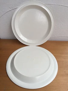Piatto in plastica DDR VEB piatto da pranzo originale Ø23 cm superiore Ø 16 cm inferiore Chim/BG  - Foto 1 di 3