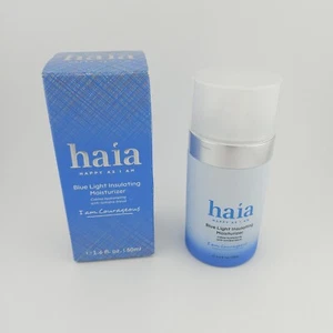 HAIA Happy As I Am Blue lichtisolierende Feuchtigkeitscreme 1,6 Unzen I Am Courageous NEU - Bild 1 von 6