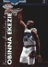1999-00 Fleer Force Grizzlies Basketball Card #229 Obinna Ekezie Rookie /1600