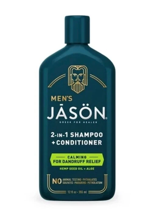 JASON Men's 2-in-1 Shampoo + Conditioner for Calming Dandruff Relief, 12 Fl Oz - Image 1 of 1