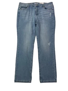 Sonoma Womens Plus Size 18 Straight Stretch Jeans 35"Wx30"Inseam NWT - Picture 1 of 12