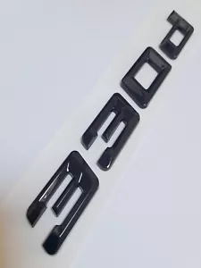 330d 330 d 3 Series Rear Boot Trunk Badge Emblem GLOSS BLACK For BMW - Picture 1 of 2