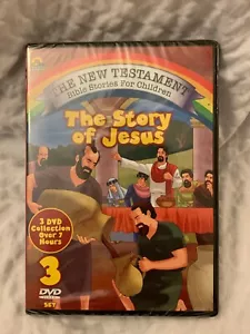 Kids Bible Stories: New Testament (DVD, 2014, 3-Disc Set) Brand New - Foto 1 di 5