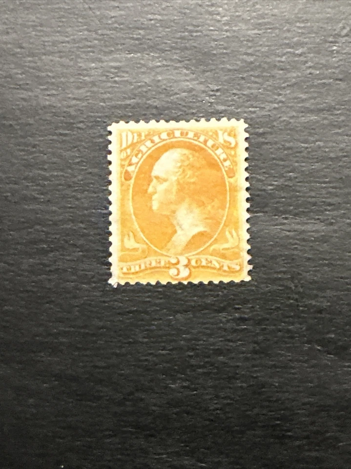 US Stamps SCOTT #O3, 3-CENT AGRICULTURE DEPARTMENT OFFICIAL STAMP MNH NG - Image 1 of 2