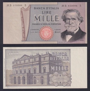 Banconota Italia 1000 lire Verdi 1973 P.-101c FDS/UNC - Picture 1 of 2