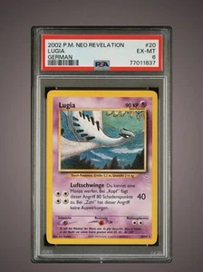 2002 Pokémon Neo Revelation 20/64 Lugia German PSA 6 - Picture 1 of 2