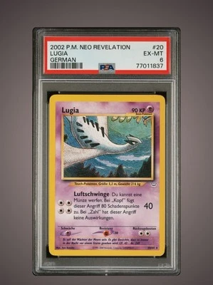 2002 Pokémon Neo Revelation 20/64 Lugia German PSA 6 - Image 1 of 2