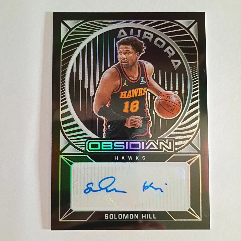 2020-21 Panini Obsidian #AU-SLH Solomon Hill Aurora AUTO /99 - Image 1 of 2