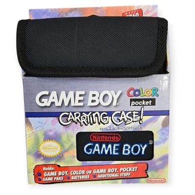 NEW Official Nintendo Game Boy Color Pocket Carrying Travel Case Pouch Bag 1999 - Image 1 of 4