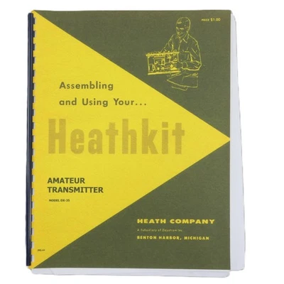 Heathkit Montaje Manual Transmisor Amateur Modelo DX-35 Ham Foto 1 de 4