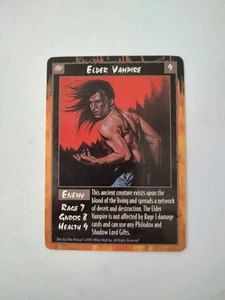 Elder Vampire - Rage Unlimited - quasi nuovo raro Rage CCG - Foto 1 di 2