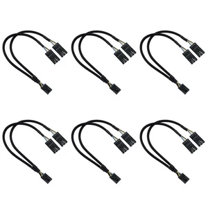 6X RGB Splitter for  RGB HUB, Lighting Node Core and ICUE  CORE XT 4 Pin4304 - Picture 1 of 8