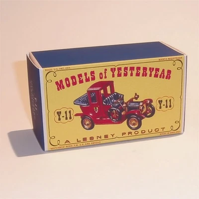 Matchbox Lesney Yesteryear 11 b 1912 Packard Landaulet D1 Style Repro Box - Image 1 of 4