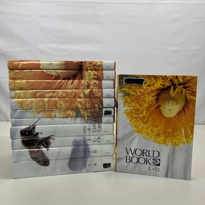World Book Encyclopedia Volumes 1-12 Set 2015 Edition Ex Library Reference HC - Image 1 of 4