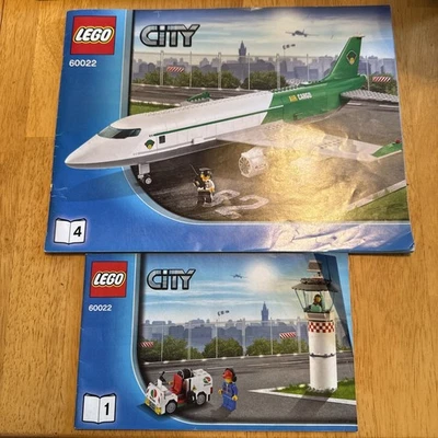 LEGO CITY AIRPORT CARGO TERMINAL 60022  INSTRUCTIONS ONLY Book 1 And 4 - Image 1 of 2