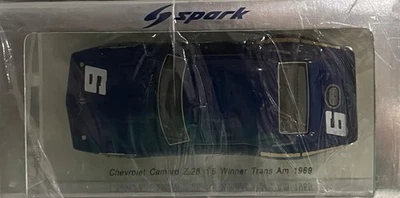 SPARK 1/43 S2602 Chevrolet Camaro Z28 #6 Champion Trans-Am 1969 Mark Donohue - Photo 1/4