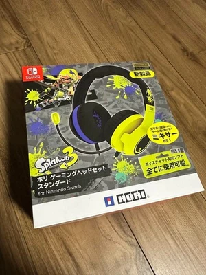 HORI Gaming Headset Standard Splatoon 3 ver. for Nintendo Switch New From Japan - Image 1 of 3