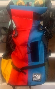 K 9 SPORT PACK HUNDETRAGERUCKSACK MITTELGROß REGENBOGENFARBEN TOP ZUSTAND - Bild 1 von 2