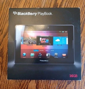 Blackberry Playbook 16GB - Wi-Fi 7-inch Black - Very Good Condition In Box - Picture 1 of 14
