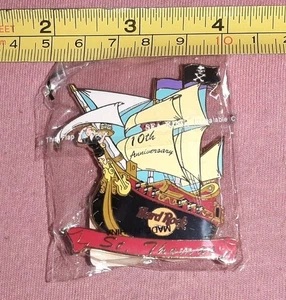 Hard Rock Cafe St Thomas 10th Anniversary Pirate Ship Limited Edition 1200 Pin - Bild 1 von 3