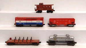 Lionel Vintage O Gauge Postwar Freight Cars: 3428, 6017, 6456, 6465, 6511 [5] - Picture 1 of 4