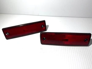 86-91 MAZDA RX7 REAR SIDE MARKER LIGHT LENS PAIR OEM - Picture 1 of 4