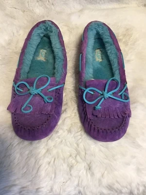 Zapatos de mujer UGG Dakota mocasines piel de oveja zapatillas talla 6 EE. UU. Foto 1 de 4