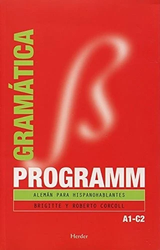 PROGRAMM. GRAMATICA. ALEMAN PARA HISPANOHABLANTES By Brigitte Corcoll BRAND NEW - Image 1 of 1