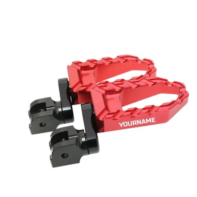 40mm Riser Red Front Wide Foot Pegs Custom For FJR 1300 01-20 21 22 23 24 Foto 1 de 4