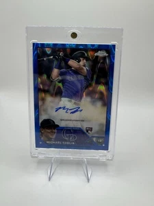 2023 Topps Chrome Michael Toglia RC Auto Blue Raywave /150 - Bild 1 von 2