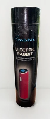 Rabbit Electric Corkscrew Metallic Red Never Used - Image 1 of 4
