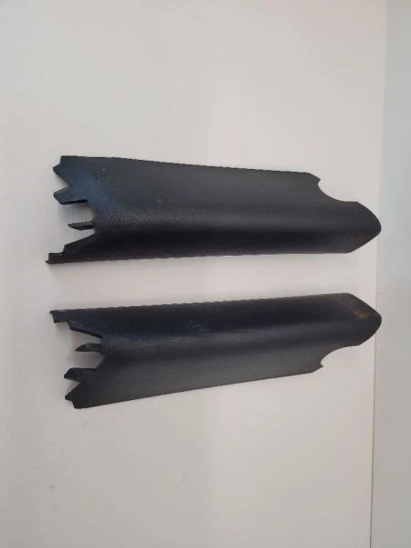 2011 11 JEEP WRANGLER RH LH A PILLAR TRIMS X2 BLACK - Image 1 of 4