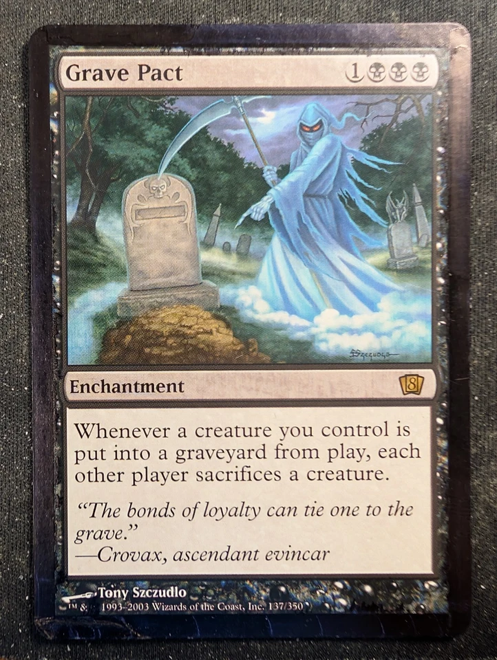 Grave Pact - 8th Edition ALTERED HP (MTG) - Image 1 of 2
