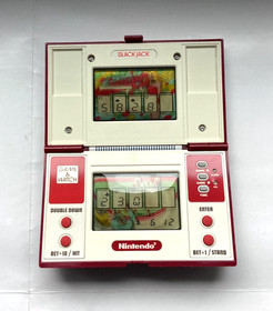 Vintage 1985 GAME & WATCH - BLACKJACK BJ-60 - LCD Game (Very Good Condition)