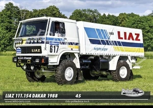 Postkarte TRUCK Nr. 45 - Liaz 111.154 Dakar 1988 - Bild 1 von 2