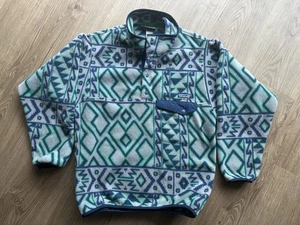 Patagonia Synchilla Snap-T Pullover Pile Uomo XS Montana Siete Aztec - Foto 1 di 5
