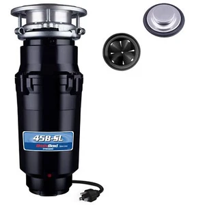 Waste Maid 10-US-WM-458-SL-3B Garbage Disposal Anti-Jam Stainless Steel Food ... - Picture 1 of 7