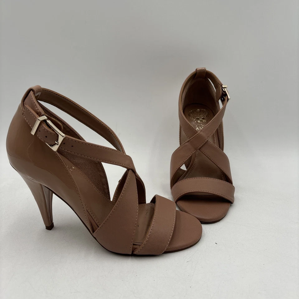 Босоножки Vince Camuto ALEANNA румяна кожа с открытым носком с ремешками женские размер 6 М - Изображение 1 из 4