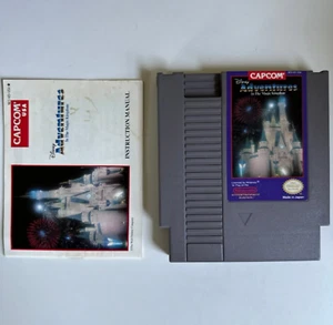 Disney Adventures in the Magic Kingdom (Nintendo NES, 1990) w/ Manual - Picture 1 of 3