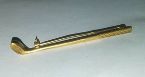 Spilla spilla mazza da golf Hickok USA tono oro - Foto 1 di 12