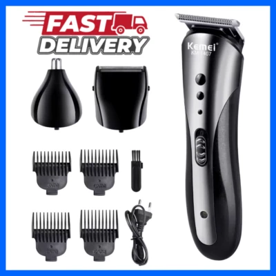 Recortadora de pelo eléctrica inalámbrica para nariz afeitadora de barba recargable para hombres portátil Foto 1 de 4