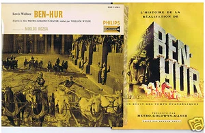 MIKLOS ROZSA JEAN ROCHEFORT JEAN SERVAIS 25 CM 10" OST BEN HUR (+ LIVRET) - Imagen 1 de 2
