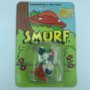 Smurfs 20141 Papa Sea Captain Vtg Smurf Figure Sealed On Card Schleich Figurine - Picture 1 of 6